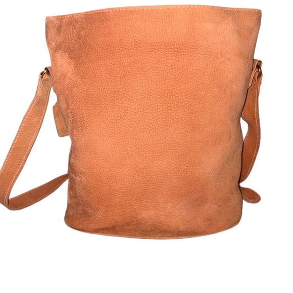 Coach Vintage 1995 Sonoma Nubuc Bucket Bag 4932 Made in USA Terracotta - Picture 3 of 11
